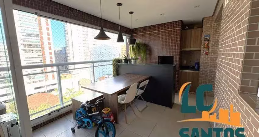 Apto praia com lazer, varanda gourmet e porteira fechada