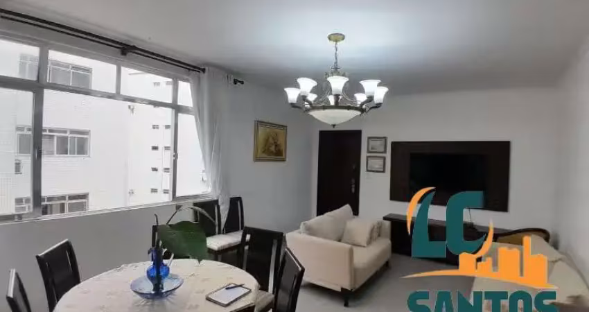 Apartamento de 3 dormitórios no boqueirão em santos - 2 quadras da praia .
