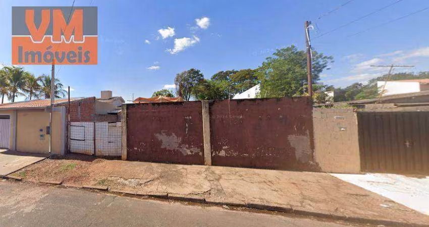 Terreno murado 325 m²-R$ 170.000 - Parque São Sebastião - Ribeirão Preto/SP