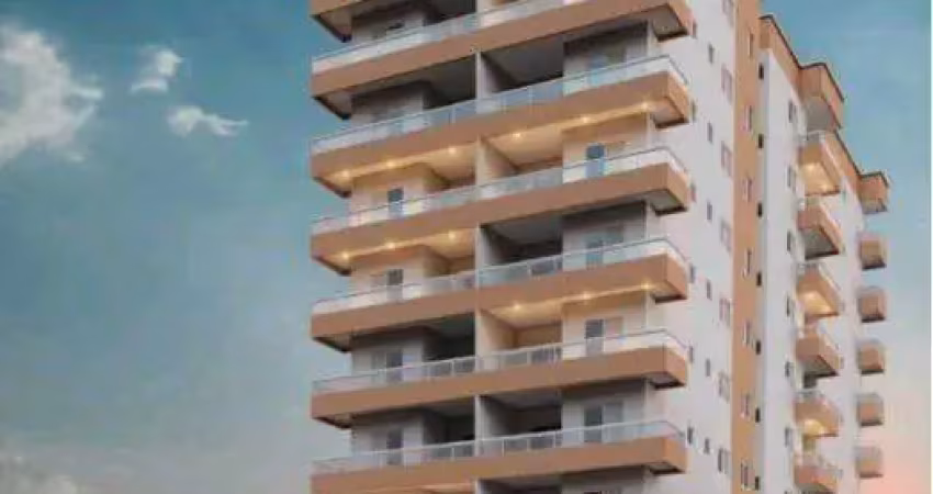 Apartamento para venda em praia grande, guilhermina, 2 dormitórios, 1 suíte, 1 banheiro, 1 vaga
