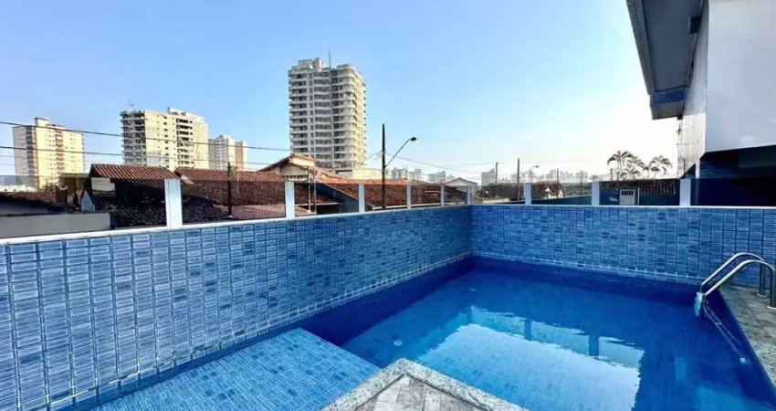 Apartamento para venda em praia grande, caiçara, 1 dormitório, 1 suíte, 1 banheiro, 1 vaga