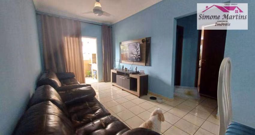 Apartamento 100m DA PRAIA com 2 dormitórios à venda, 68 m² por R$ 280.000 - Balneário Jussara - Mongaguá/SP