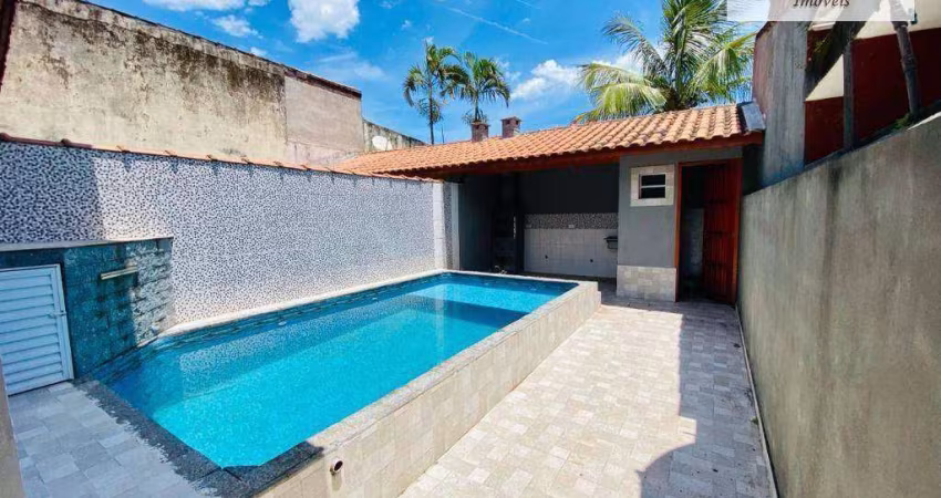 Casa com 2 dormitórios à venda, 69 m² por R$ 319.900,00 - Balneário Flórida Mirim - Mongaguá/SP