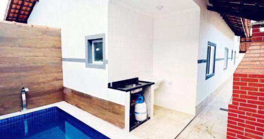 Casa com 2 dormitórios à venda, 80 m² por R$ 409.000,00 - Itaóca - Mongaguá/SP