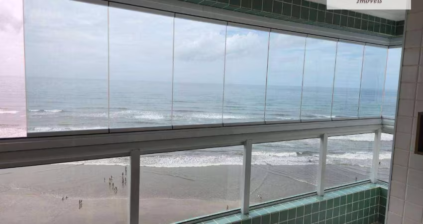 APARTAMENTO Á VENDA FRENTE AO MAR NA PRAIA DE MONGAGUÁ - SP