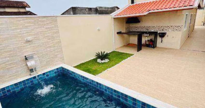 Casa com 2 dormitórios à venda, 70 m² por R$ 359.000,00 - Flórida Mirim - Mongaguá/SP