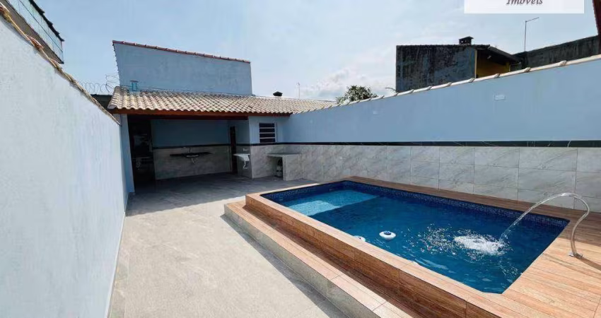 Casa com 2 dormitórios à venda, 91 m² por R$ 388.900,00 - Balneário Itaguaí - Mongaguá/SP