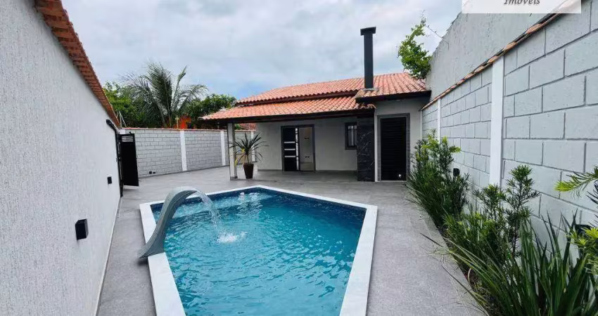 Casa com 3 dormitórios à venda, 100 m² por R$ 690.000,00 - Balneário Walquene - Itanhaém/SP