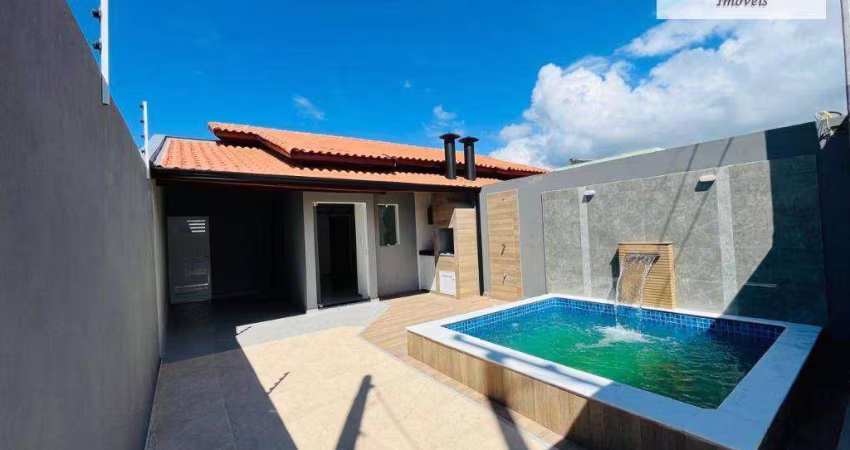 Casa com 3 dormitórios à venda, 85 m² por R$ 379.000,00 - Nova Itanhaém - Interior - Itanhaém/SP