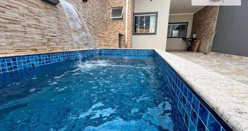 Casa com 2 carros à venda, 70 m² por R$ 359.000 - Balneário Regina Maria - Mongaguá/SP