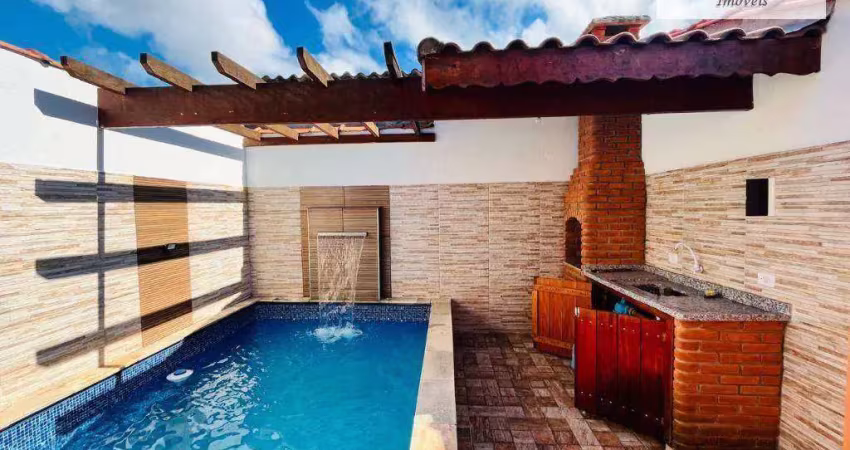 Casa com piscina e 2 dormitórios à venda, 60 m² por R$ 320.000 - Jardim Suarão - Itanhaém/SP