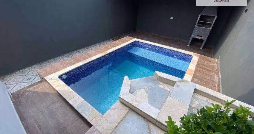 Casa com 2 dormitórios à venda, 61 m² por R$ 279.900 - Balneário Jussara - Mongaguá/SP