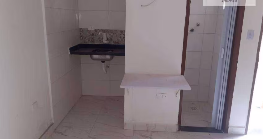 Village com 1 dormitório à venda, 32 m² por R$ 149.000 - Caiçara - Praia Grande/SP