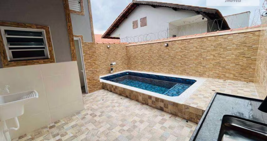 Casa com 2 dormitórios à venda, 72 m² por R$ 350.000 - Balneário Veneza - Itanhaém/SP