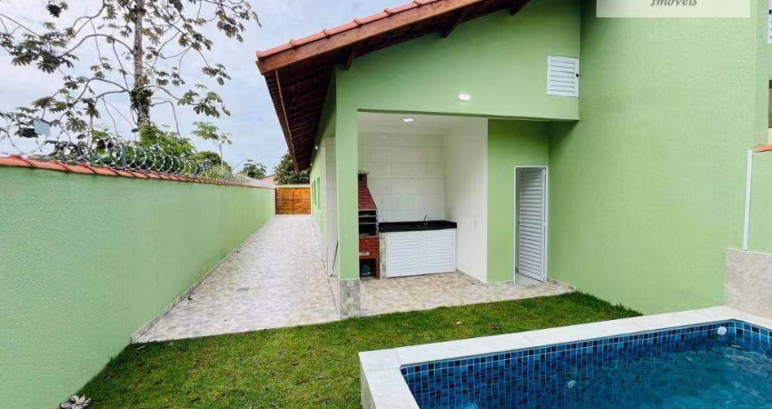 Casa com 2 dormitórios à venda, 64 m² por R$ 339.000 - Jardim das Palmeiras - Itanhaém/SP