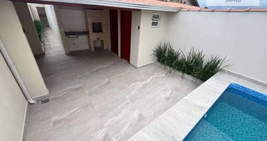 Casa com 2 dormitórios à venda, 90 m² por r$ 450.000,00 - vila atlântica - mongaguá/sp