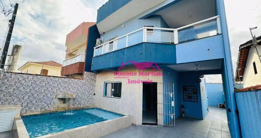 Sobrado com 4 dormitórios à venda, 120 m² por r$ 479.900 - agenor de campos - mongaguá/sp