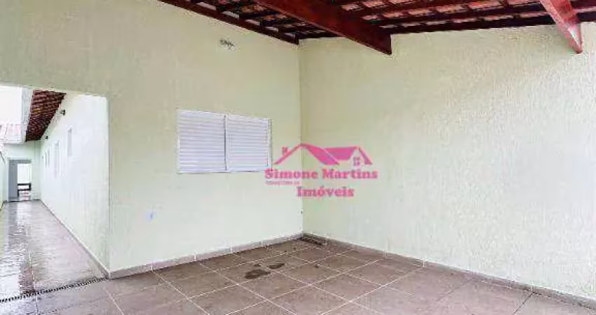 Casa nova isolada em localização privilegiada na praia de mongaguá