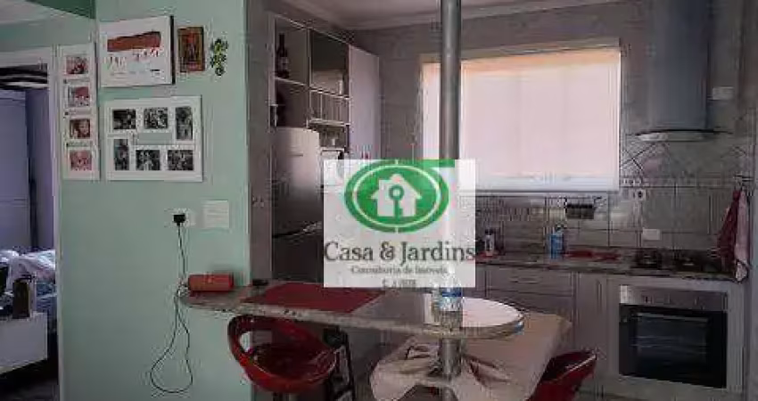 Apartamento com 2 dormitórios à venda, 60 m² por r$ 245.000,00 - jardim independência - são vicente/sp