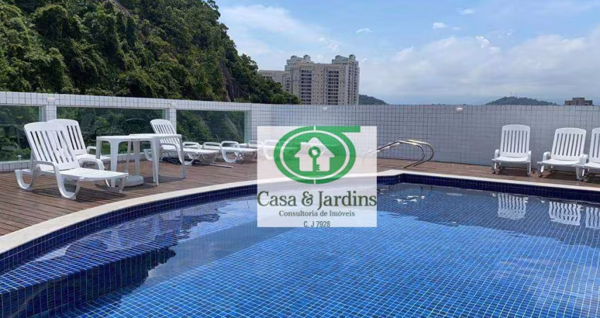 Apartamento à venda, 51 m² por R$ 460.000,00 - Marapé - Santos/SP
