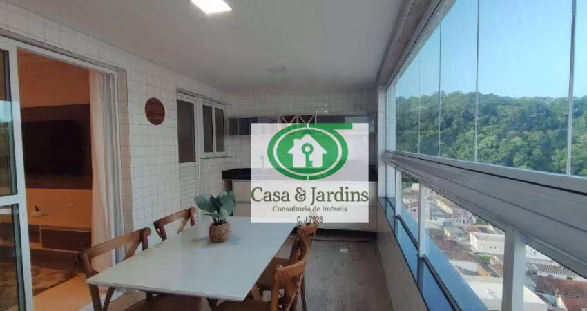 Apartamento com 3 dormitórios à venda, 119 m² por R$ 950.000,00 - Canto do Forte - Praia Grande/SP