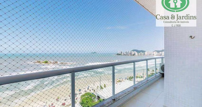 Apartamento com 3 dormitórios à venda, 148 m² por R$ 1.400.000,00 - Centro - Guarujá/SP