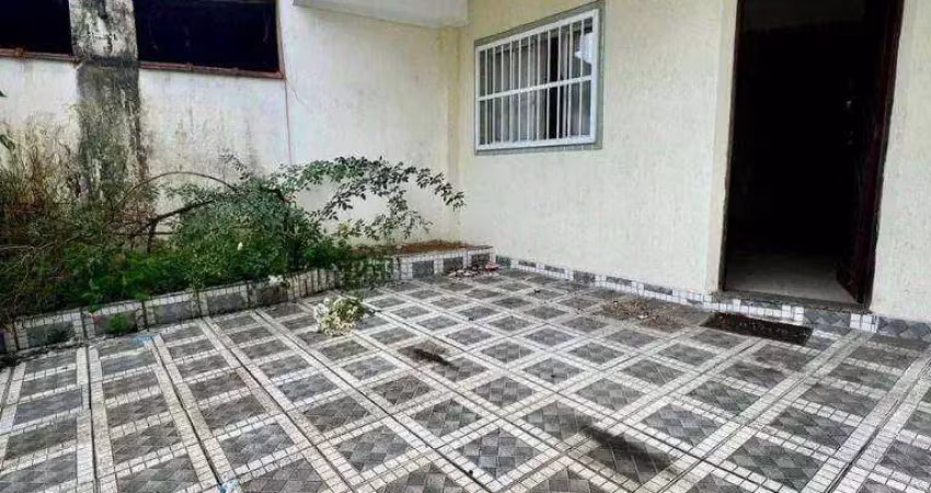Casa sobreposta terrea 2 dormitórios à venda, 66 m² - areia branca - santos/sp