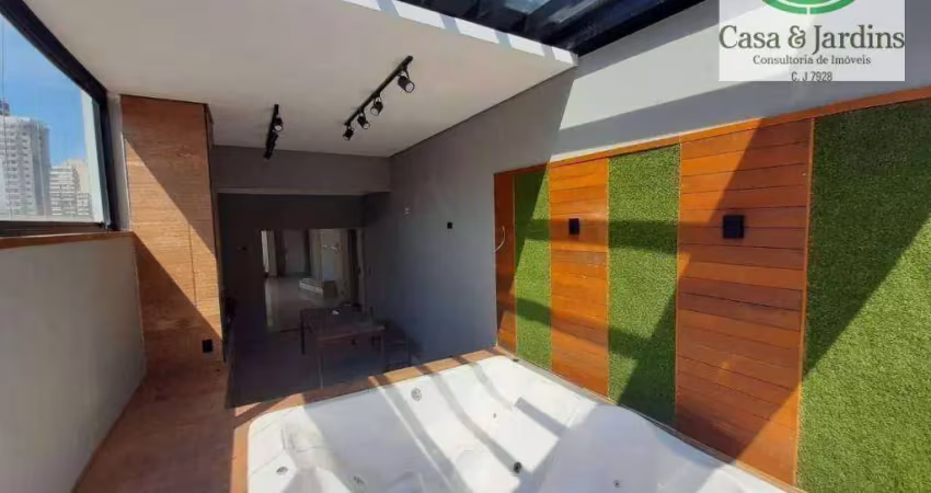 Cobertura à venda, 191 m² por R$ 1.809.000,00 - Pompéia - Santos/SP