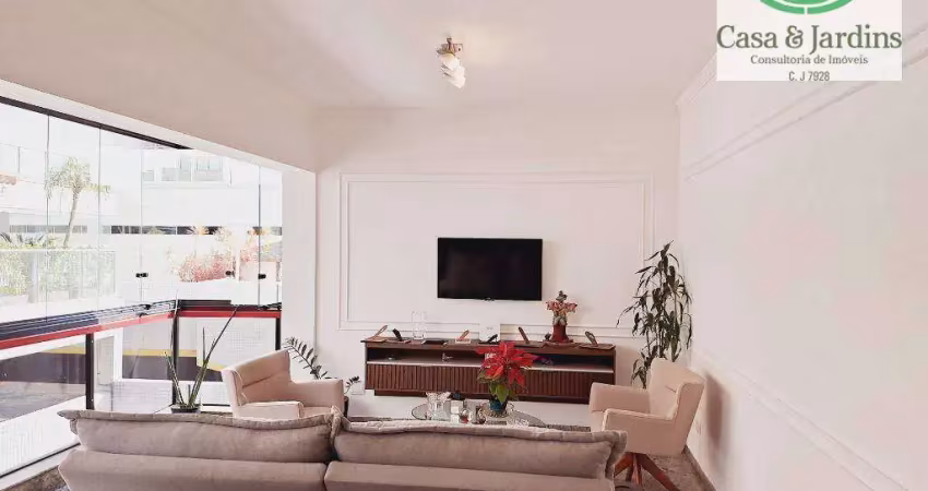 Apartamento 3 dormitórios à venda, 140 m² por r$ 1.280.000 - embaré - santos/sp