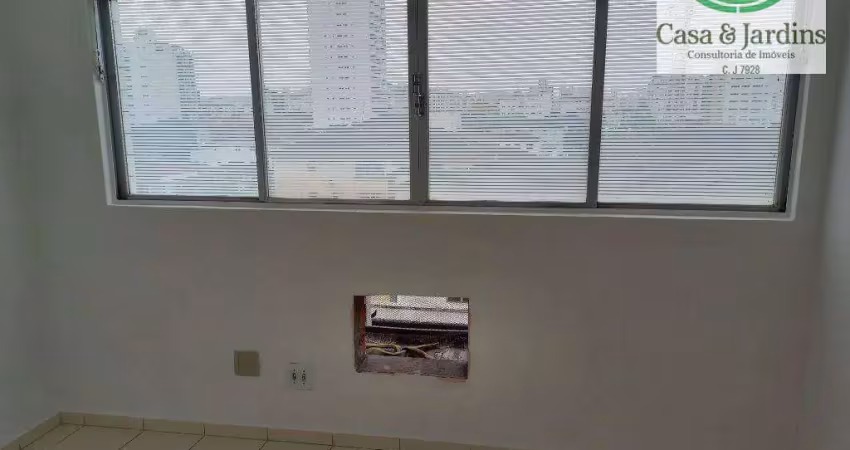 Sala para alugar, 35 m² por r$ 1.900,00/mês - embaré - santos/sp