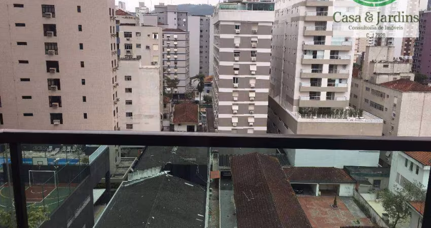 Apartamento 3 dormitórios (107 m² área útil),  3º Qto Opcional - 2 garagem, Pompeia  - Santos/SP