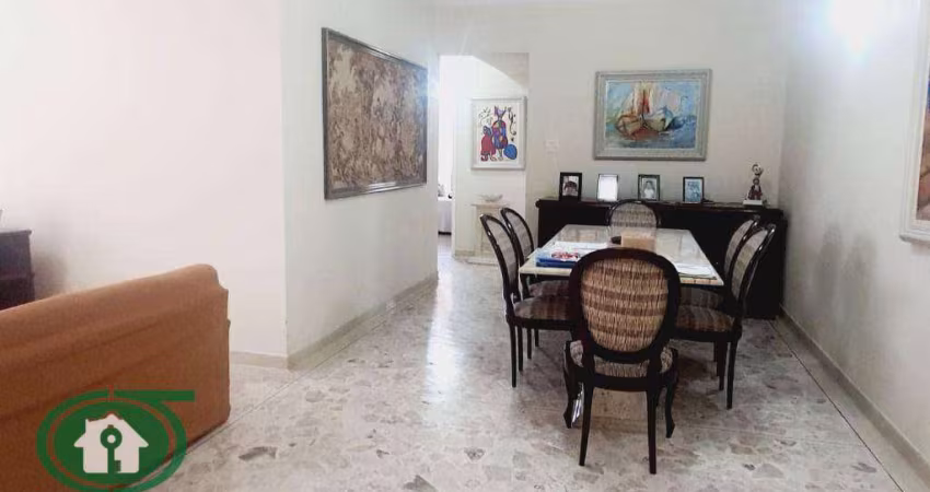 Amplo apartamento 3 dormitórios (suíte) + Dep. Empregada, 2 vagas garagens, no canal 2, px. praias Pompeia e Gonzaga.- Santos/SP
