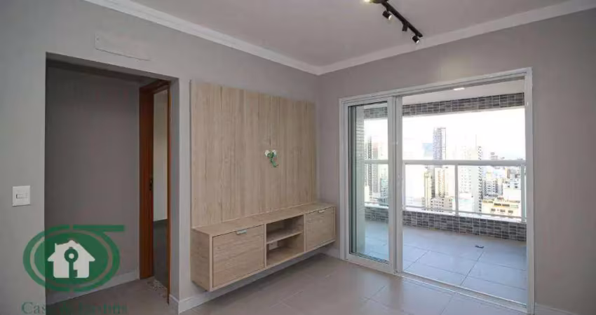 Apartamento com 2 dormitórios para alugar, 65 m² por r$ 6.900,00/mês - vila rica - santos/sp