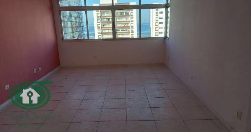 APARTAMENTO PARA ALUGUEL EM SANTOS NO BAIRRO DO GONZAGA COM 2 DORMITORIOS