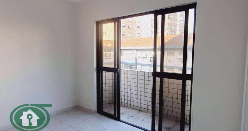 Apartamento 2 dormitorios, sendo suite - Predio c/ elevador, garagem demarcada - Campo Grande - Santos/SP