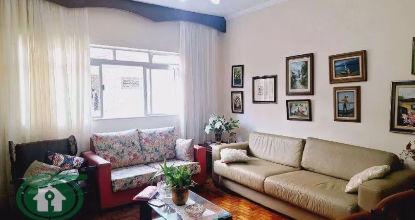 Apartamento com 3 dormitórios à venda, 125 m² - José Menino - Santos/SP
