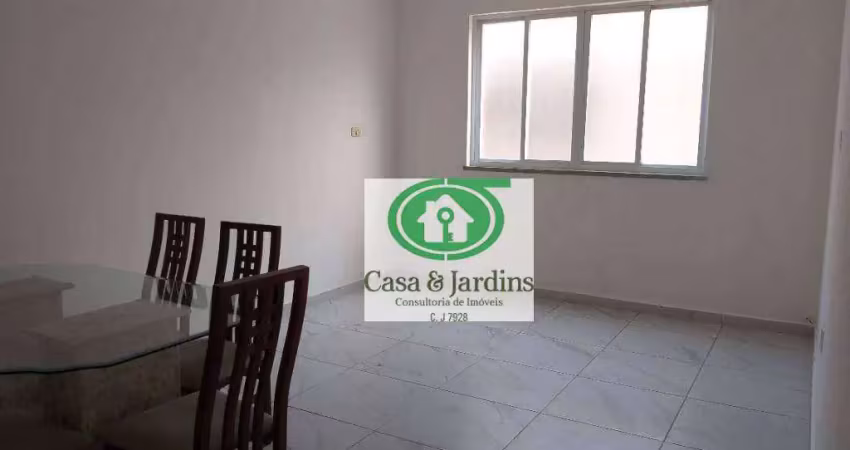 Apartamento em santos bairro campo grande com 2 dormitorios (suite)