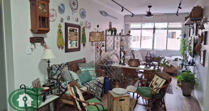Apartamento com 1 dormitório à venda, 70 m² por r$ 450.000,00 - pompéia - santos/sp