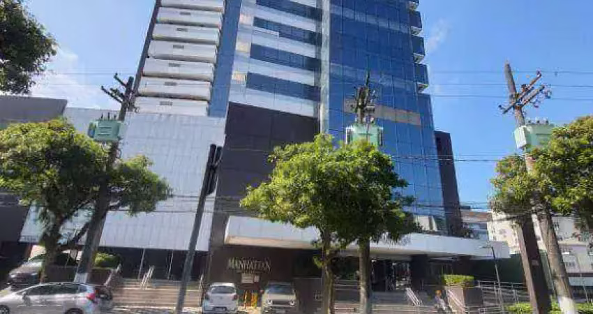 Sala comercial para locação em santos no manhattan office.
