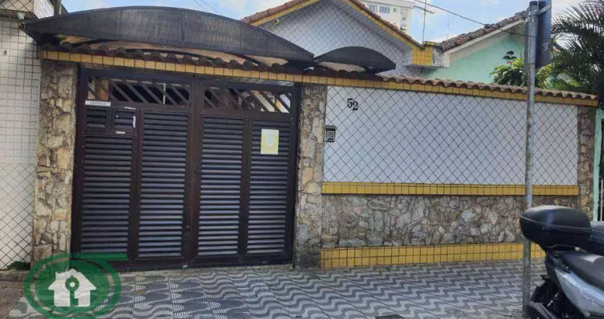 Casa térrea 2 dormitorios. quintal c/ piscina – aparecida, prox. canal 5 - santos/sp.