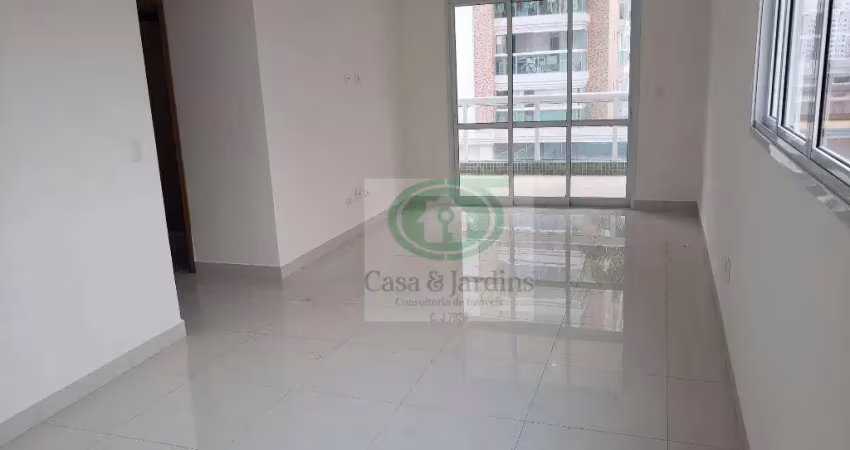 Apartamento com 2 dormitórios para alugar em santos, 99 m² por r$ 5.900/mês - no boqueirão