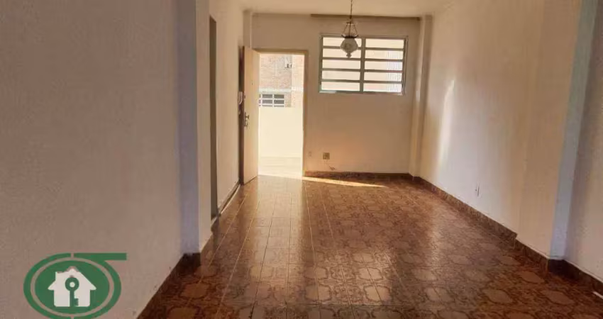 Aluga - apartamento 1 dormitorios - prédio c/ elevador no canal 1, 50 metros da praia do jose menino - santos