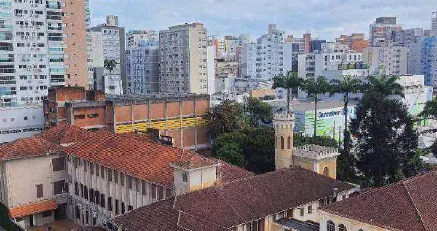 Apartamento à venda – 3 quartos (1 suíte), andar alto, frente com varanda | boqueirão – santos
