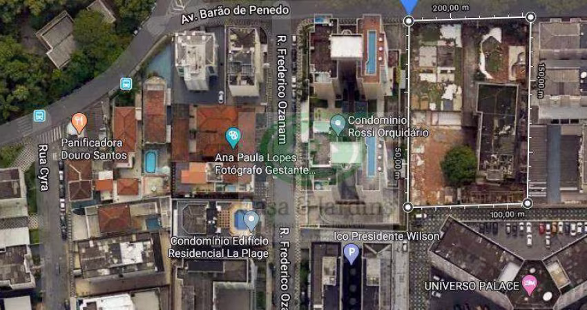 Terreno à venda, 2120 m² - José Menino / Orquidário - Santos/SP