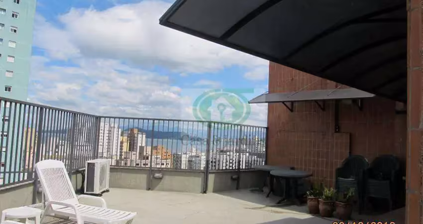 Cobertura 4 dormitórios - 530 m²  no canal 6, px. a praia - Aparecida - Santos/SP