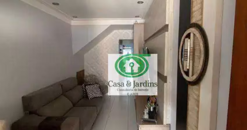Casa terrea com 2 dormitórios à venda, 110 m²  - parque são vicente - são vicente/sp