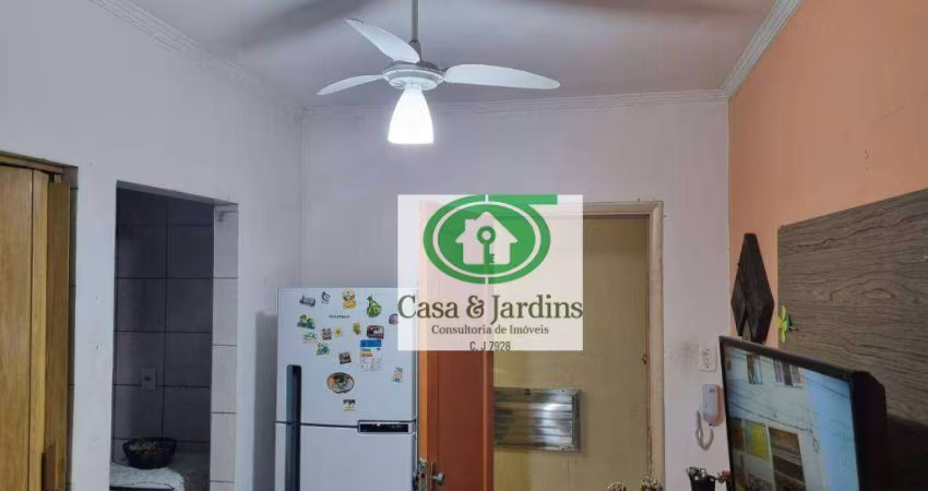 Apartamento com 1 dormitório à venda, 40 m² por R$ 220.000,00 - Centro - São Vicente/SP