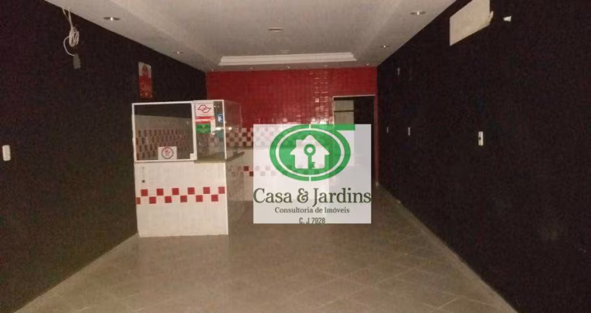 Loja, 134 m² - venda por R$ 546.000,00 ou aluguel por R$ 3.900,00/mês - Centro - Santos/SP