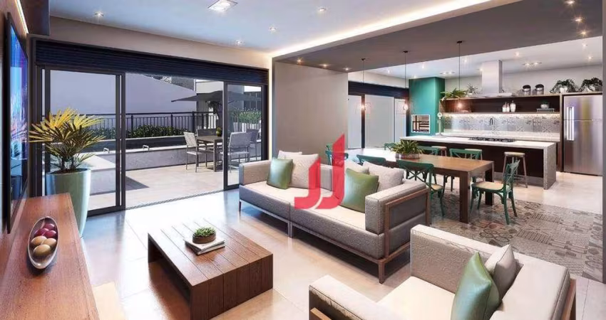Apartamento com 1 dormitório à venda, 47 m² por R$ 432.000,00 - Mandarim Campolim - Sorocaba/SP