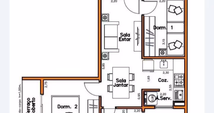 Apartamento com 2 quartos à venda na Vila Formosa, São Paulo 